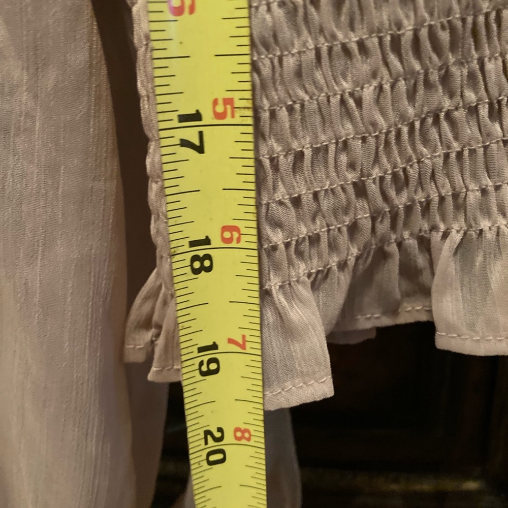 Commense Blush Ruffled Blouse - Picture 7 of 7